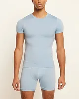 Compression Crew Neck T-Shirt Blue Men's S