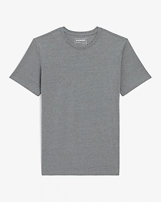 3 Pack Solid Slim Stretch Crew Neck T-Shirts Gray Men's S