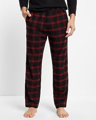 Flannel Pajama Pants Red Men's L