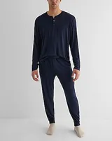 Cashmere-Blend Joggers Blue Men