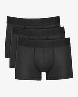 2 1/2" Moisture-Wicking Performance Trunks 3 Pack Black Men's