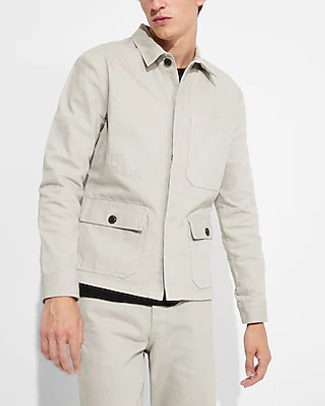 Express X Simon Spurr Wool-blend Belted Suit Jacket