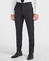 Extra Slim Black Wool-Blend Modern Tech Suit Pants Black Men's W26 L28