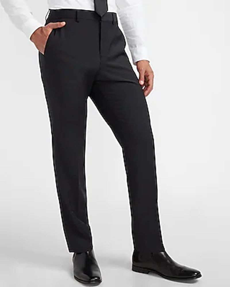 Classic Black Modern Tech Suit Pants Black Men's W29 L30