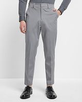 Extra Slim Grey Cotton Stretch Suit Pants