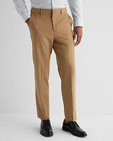 Classic Tan Wool-Blend Modern Tech Suit Pants Neutral Men's W28 L32