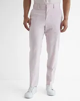 Slim Light Pink Wool-Blend Modern Tech Suit Pants Pink Men's W33 L30