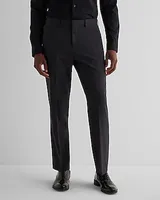 Classic Charcoal Wool-Blend Modern Tech Suit Pants Gray Men's W30 L32