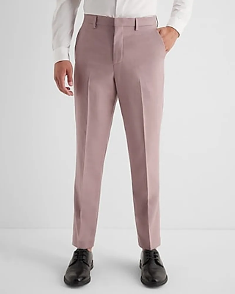 Blush Pink Cotton Pants - Hangrr
