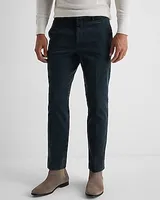 Extra Slim Dark Green Corduroy Suit Pants