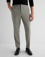 Slim Houndstooth Cotton-Blend Suit Pants