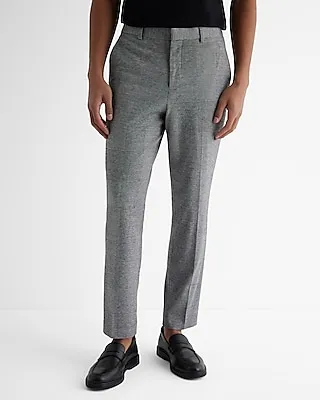 Slim Plaid Knit Suit Pants Multi-Color Men's W30 L30