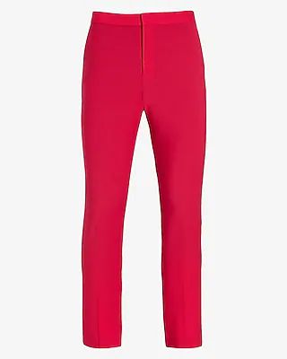 Extra Slim Solid Pink Wool-Blend Modern Tech Suit Pants Pink Men's W30 L32