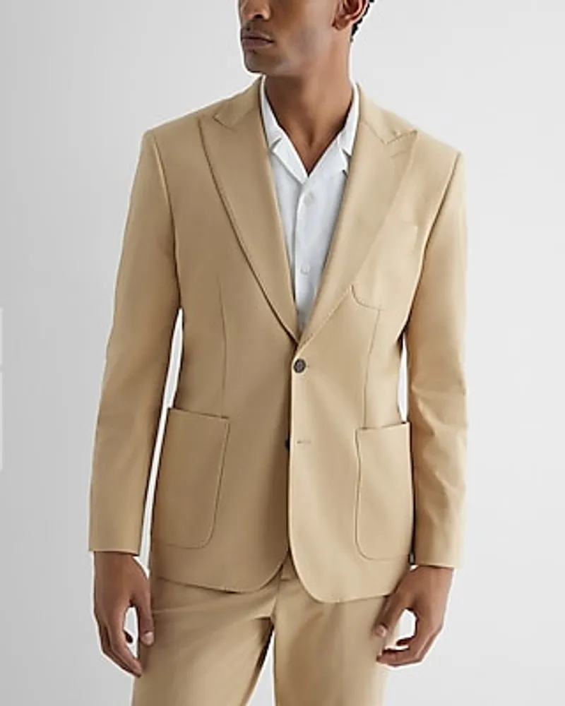 Cotton-blend suit