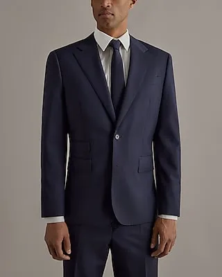 Edition Slim Navy Wool Suit Jacket