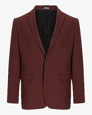 Extra Slim Solid Wool-Blend Modern Tech Suit Jacket Men's