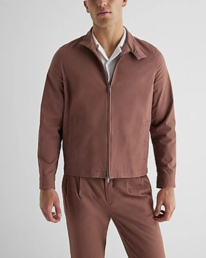 Berry Modern Chino Zip Suit Jacket