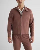 Berry Modern Chino Zip Suit Jacket