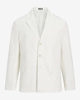 Slim Light Cream Stretch Twill Modern Chino Blazer