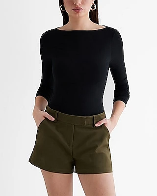 Editor Mid Rise Tailored Shorts Women's