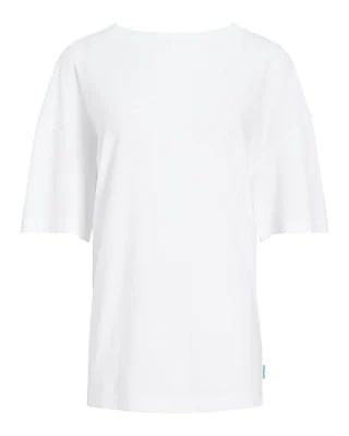 Express X Simon Spurr White Unisex Oversized T-Shirt White Women's XL