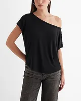 Relaxed Off The Shoulder Modern London Tee Women's XS