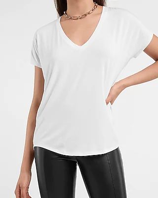 Casual Relaxed V-Neck London Tee Women's