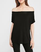 Relaxed Off The Shoulder Short Sleeve London Tee Women's