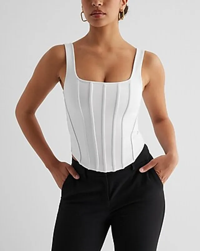 Express Body Contour High Compression Crop Tube Top Women