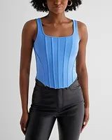 Body Contour High Compression Corset Crop Top Women's L