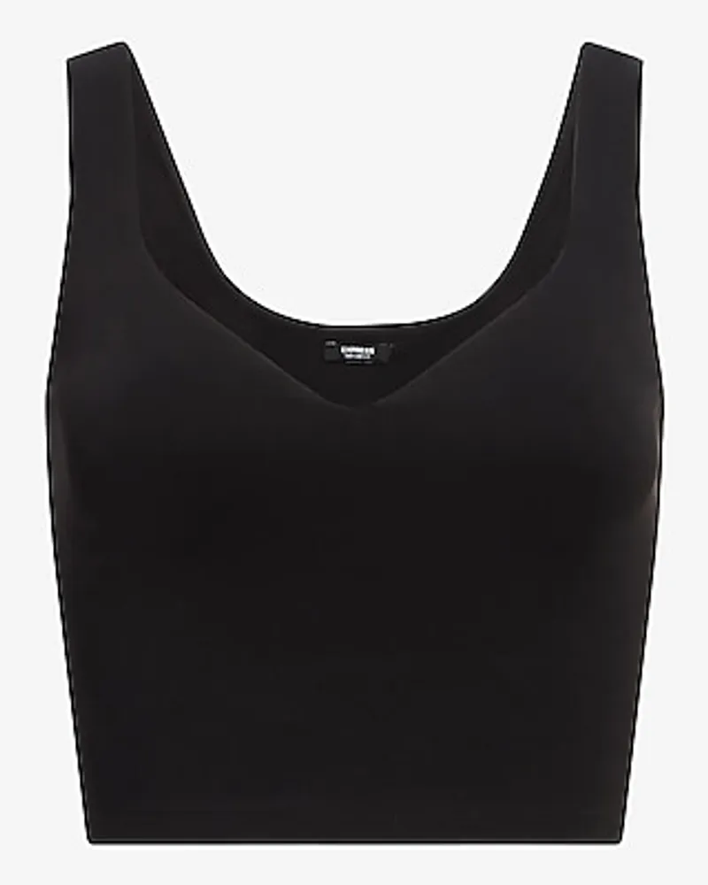 New express body contour cami cropped top XS