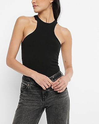 Supersoft Fitted Ribbed High Neck Tank Women's
