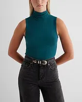 Supersoft Fitted Turtleneck Sleeveless Bodysuit Women's