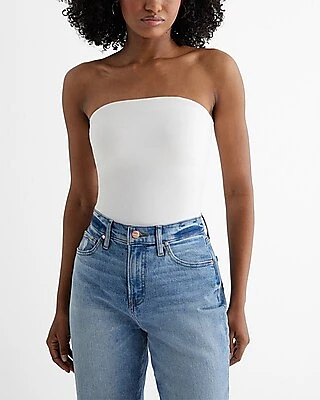 Best Loved Tube Top With Bra Cups White Women's