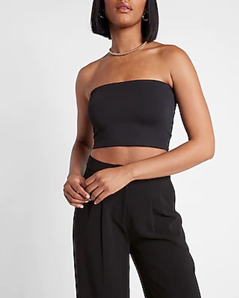 Express Body Contour High Compression Crop Tube Top Women's