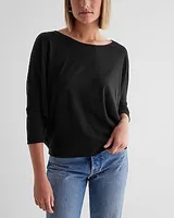 Skimming Crew Neck Dolman Sleeve Tee Women