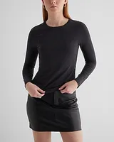 Supersoft Fitted Crew Neck Long Sleeve Tee Women