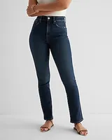 Super High Waisted Dark Wash '90S Slim Jeans