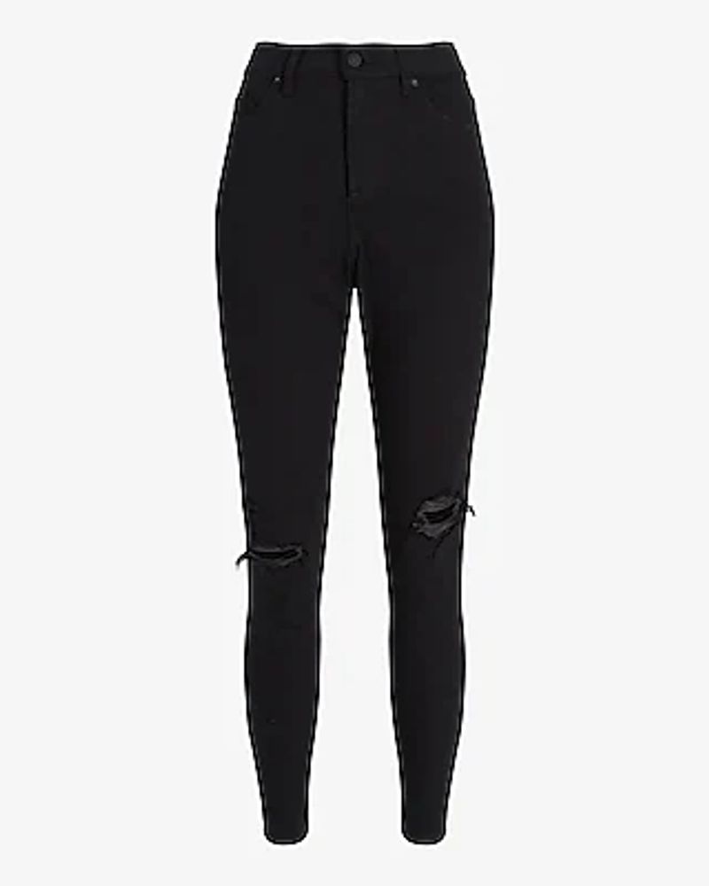 Black Ripped Women's Tights