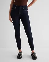 Mid Rise Rinse Curvy FlexX Skinny Jeans, Women's Size:M long