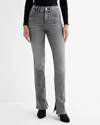 Mid Rise Gray Skyscraper Jeans