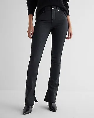 Mid Rise Black Sparkle Skyscraper Jeans, Women's Size:0