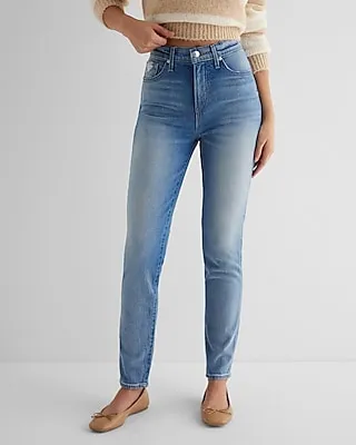 High Waisted Medium Wash '90S Skinny Jeans