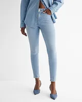 Mid Rise Light Wash Curvy FlexX Skinny Jeans