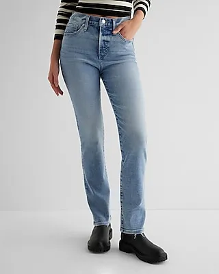 Super High Waisted Light Wash '90S Slim Jeans, Women's Size:16 Short