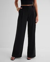 Stylist High Waisted Pleated Wide Leg Palazzo Pant Women's