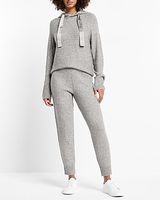 Super High Waisted Sweater Joggers Gray Women's