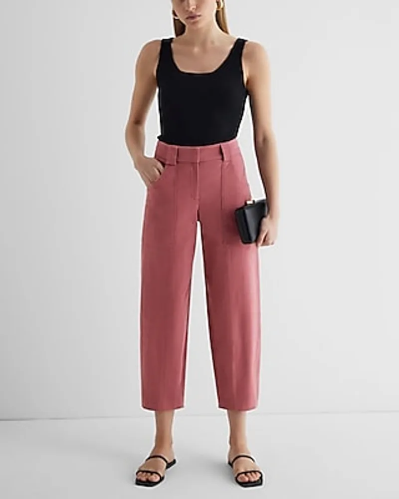 Extra High-Waisted Cropped Sweatpants for Women