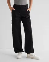 High Waisted Convertible Hem Cargo Trouser Pant Women's 2