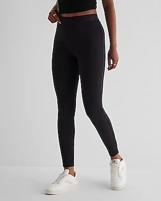 Columnist Super High Waisted Body Contour Knit Leggings